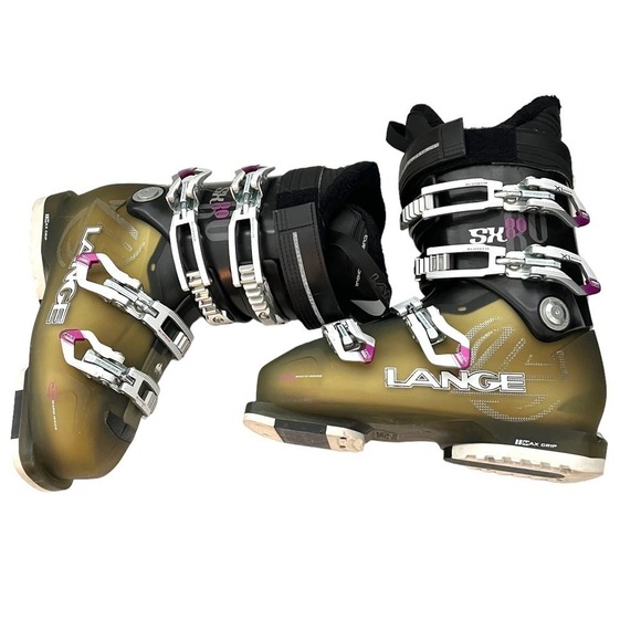 Lange SX 80 W Mondo Ski Boots Anthr Trp Magenta Size 24.5 (7.5) - Picture 2 of 13